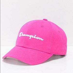 Hot pink champion hat